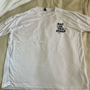 oversized soft white tshirt size Large like new condition